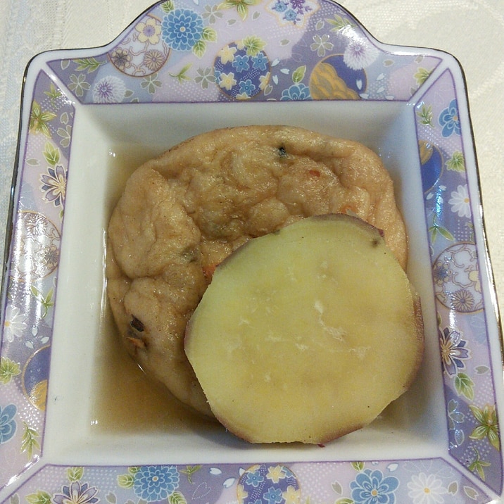 鳴門金時とがんもの煮物